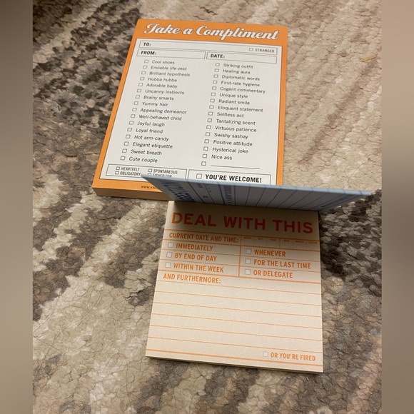 Sarcastic kitsch notecards lot. Post it’s style and non - Picture 5 of 5